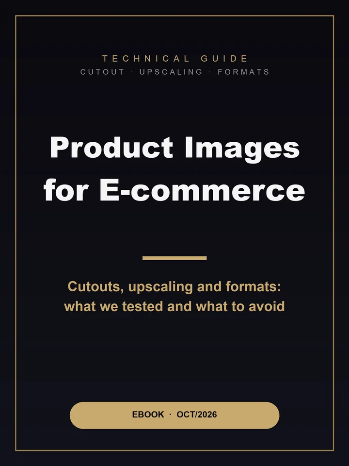 Ebook cover: Product Images for E-commerce