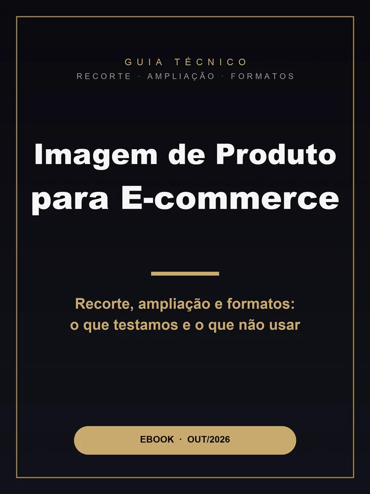 Capa do ebook: Imagem de Produto para E-commerce